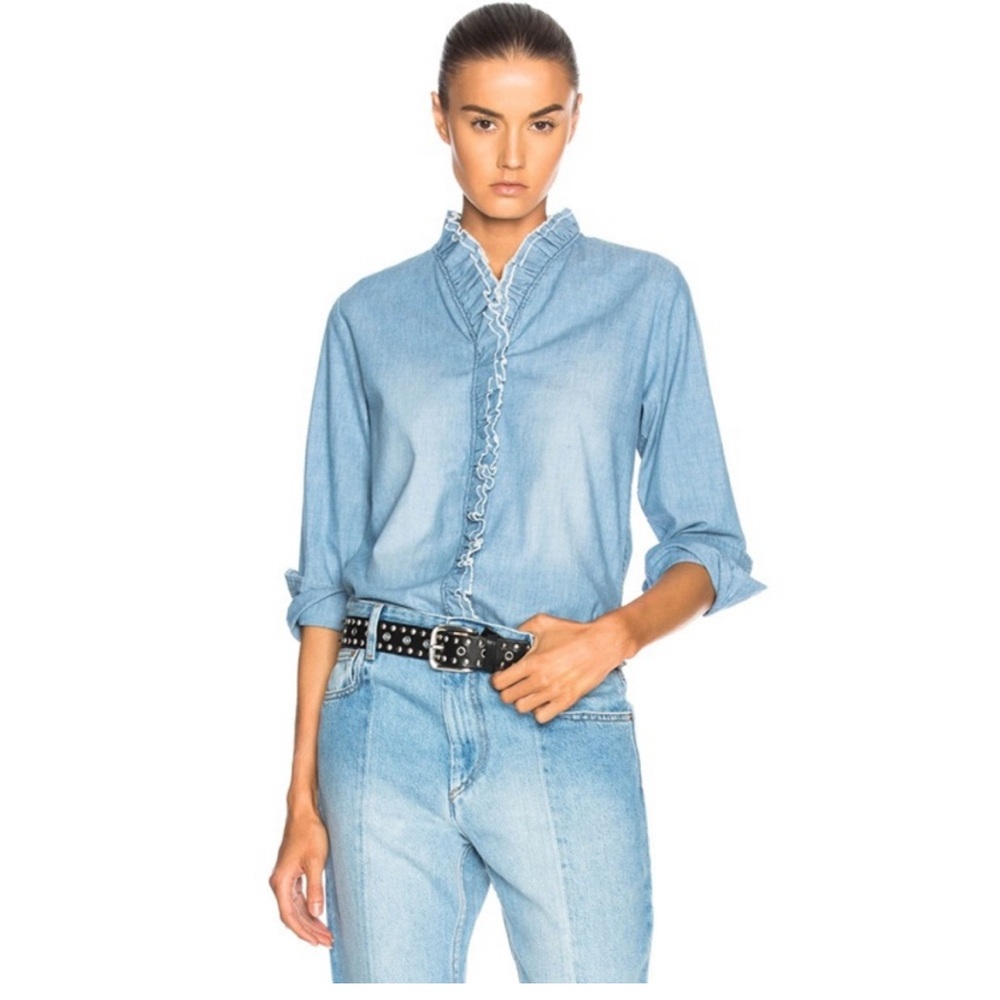 Isabel etoile Marant denim nawendy top